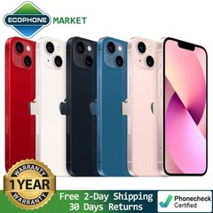 Apple iPhone 13 128GB All Colors Fully Unlocked, 85%+ Battery Very Good