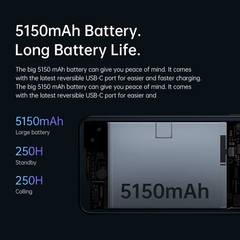 C32 PRO Android 12 smartphone 5150 mAh 16 GB+256 GB battery 4G 6.517-inch disp.