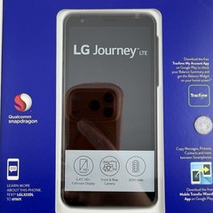 TracFone LG Journey 4G LTE Prepaid Smartphone (Locked) Black 16GB, SIM – UNUSED