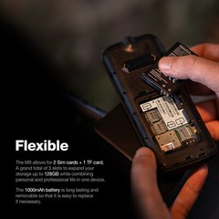 AGM M9 4G Rugged Feature Phone Button Senior Cell Phone Bluetooth FM Torch 2SIM