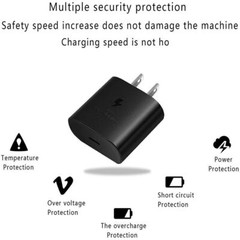 45W Super Fast Wall Charger Adapter Plug + Cable For Samsung Galaxy S21 S22 S23