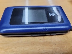 AT&T Cingular Flex 2 U1030AA 4G LTE Blue Flip Phone, 2MP, Android