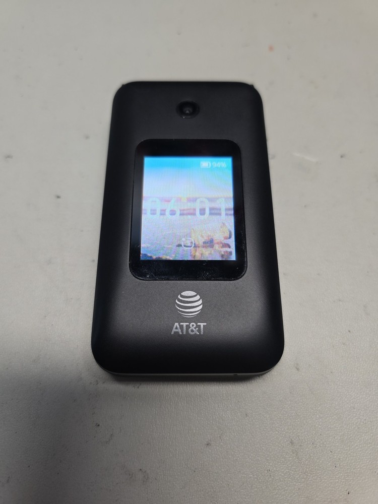 Flip Phone U102AA 4GB – Black w/Camera And Color Screens / Large Buttons- (AT&T)