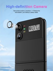 Unlocked SERVO 4 SIM Card Foldable Mobile Cell Phones Dial Torch Magic Voice