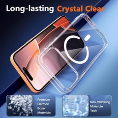 For iPhone 17 Pro Max Case with Shockproof Protection and Anti-Yellowing cover
