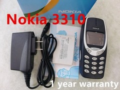 Nokia 3310 Blue Unlocked 2G GSM 900/1800 Good Quality Cellular Phone