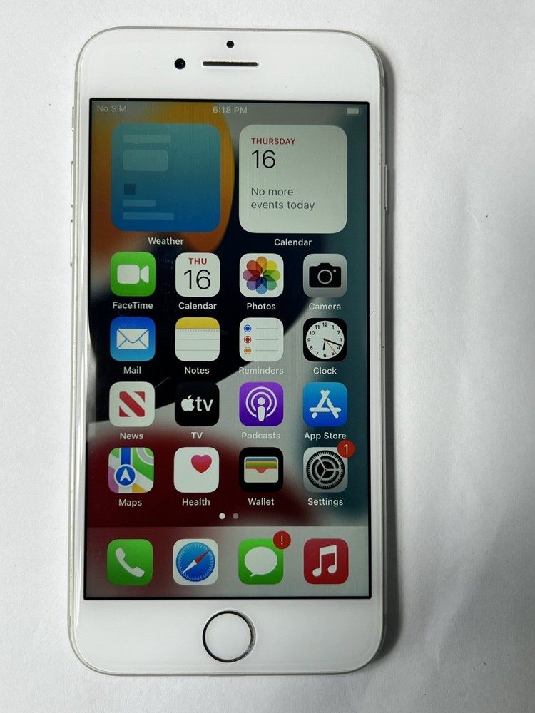 Apple iPhone 7 Silver A1660 CDMA+GSM 32GB *UNLOCKED* MNAD2LL/A iOS 15.8.7 🔋77%