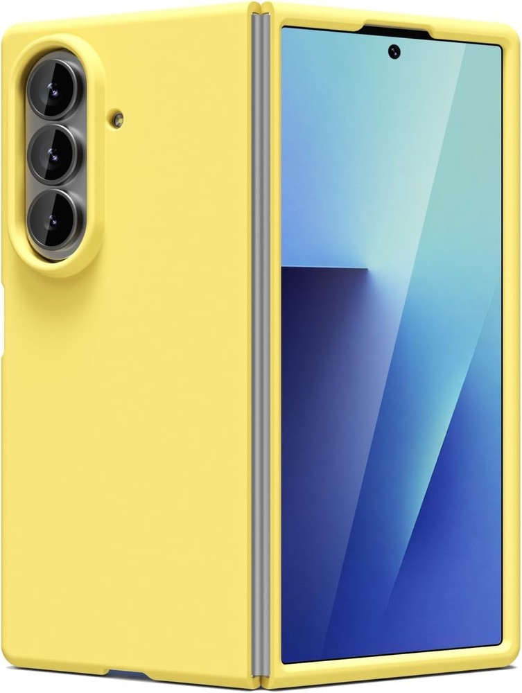For Samsung Galaxy Z Fold 7 Case w/Smooth Matte TPU Plain Solid Protection Cover