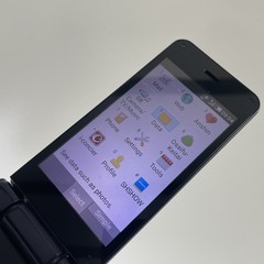 SHARP AQUOS SH-01J Black Android Flip Phone Unlocked SIM Free Japanese Keitai