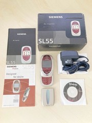 Siemens SL55 – Ruby Red – New Condition – Boxed – Complete Set