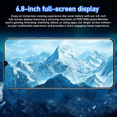 C20 Pro Smartphone Android 6.8 » Unlocked 4+64GB 5000mAh 12+24MP Dual Camera