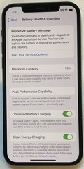 USED BLACK GSM UNLOCKED iPhone 12, 256GB A2172 MGFF3LL/A, 79% BATTERY, iOS 18.5