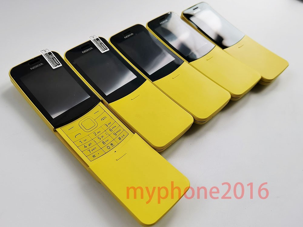 Nokia 8110 4G – 4 GB – Yellow (Unlocked) Slide Banana phone