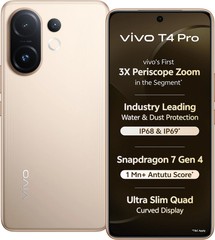 vivo T4 Pro 5G (Gold 256 GB 8 GB) Snapdragon 7 Gen 4 Processor Global Version