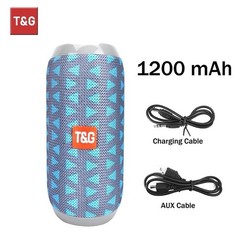 T&G TG117 Portable Bluetooth Speaker Waterproof Outdoor TWS TF FM Radio