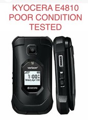 Kyocera DuraXV Extreme E4810 Verizon Wireless LTE 16gb Rugged C ConditionStock