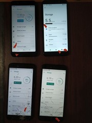 Lot of 4 Coolpad Legacy S CP3648A(2pc)/Cloud Stratus C7/TCL A502DL 16GB For part