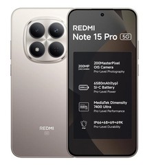 REDMI Note 15 Pro 5G ( Silver , 8GB+128GB) Dimensity 7400-Ultra Global Version.1