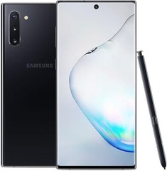 Samsung Galaxy Note10+ SM-N975U1 Unlocked 256GB Aura Black C Medium Burn
