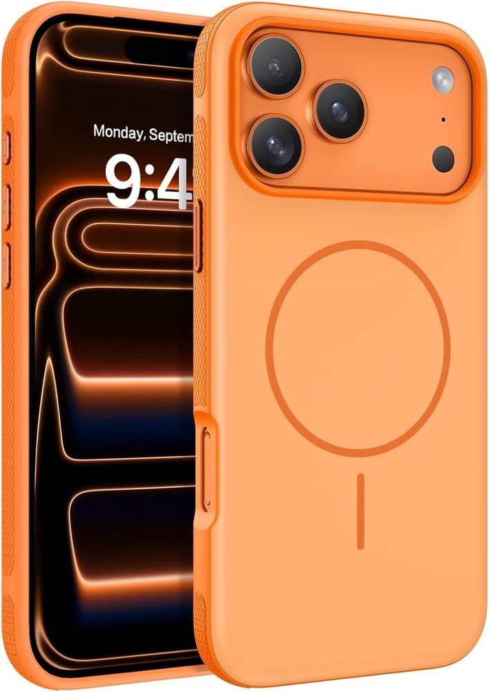 Cosmi Heavy-Duty Opaque Matte Case for iPhone 17 Pro 6.9&Prime; with Strong Magnet