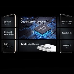 UMIDIGI C1 G1 2GB+32GB 6.52&Prime; Dual SIM Android 4G AI Face Unlocked Smartphone