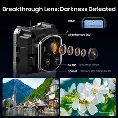 28000mAh FOSSiBOT F107 PRO 5G 4G Rugged Phone Android 15 Starlight Night Vision