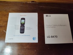 LG B470 – Navy Blue ( AT&T ) Cellular Flip Phone