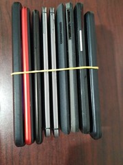 Lot of 9 Mixed Brand hTC/REVVL/ coolpad/TCL and other Smartphone For parts