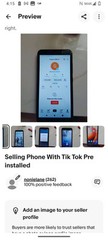 Selling Phone With Tik Tok Pre installed