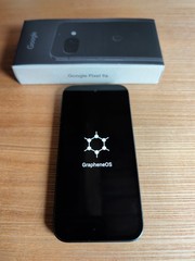 Degoogled Encrypted Pixel 9a Obsidian 128GB GrapheneOS