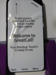 NEW NEVER USED jitterbug Touch 2 smart phone in box SUPER