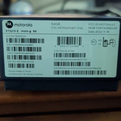 Motorola Moto G 5G (2022) 64GB Moonlight Gray XT2213-3 Xfinity Mobile