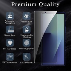 [2+2 Pack] Anti-Spy Privacy Screen & Camera Lens Protector for Samsung Galaxy Z