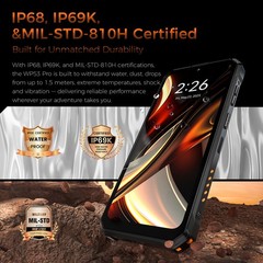 Global OUKITEL WP53 PRO 4G Rugged Phone Android 15 Mobile Waterproof 11000mAh