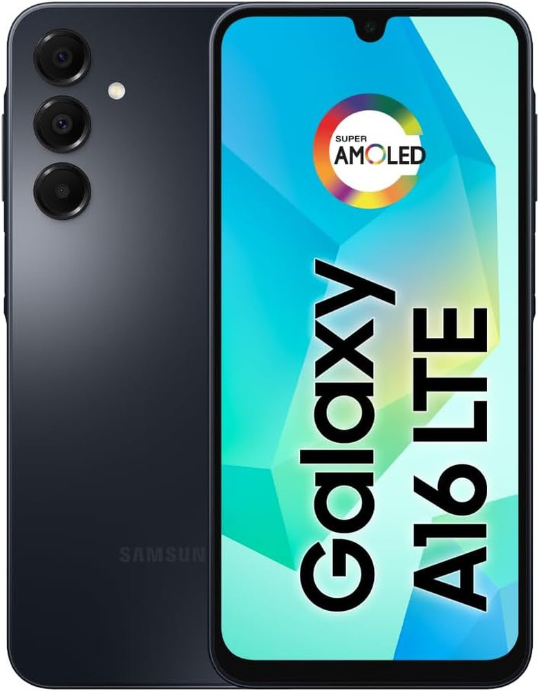Galaxy A16 4G Dual SIM (128GB, 2025) 6.7&Prime; 90Hz AMOLED, Splash Resistant, 8Core,