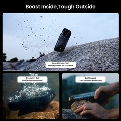 FOSSiBOT F107 PRO 5G Rugged Phone Android 15 Starlight Night Vision 28000mAh NFC