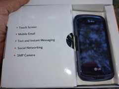 LG Encore GT550 – Black (AT&T) Cellular Phone