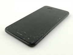 LG Rebel 4 – 8GB – Black (Tracfone) Clean ESN *Cracked, No Power