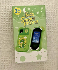 32G Card Kids Smart Phone for 3-10 Boys Girls Green Dinosaur Toys Birthday Gift