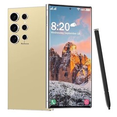 C24 Unlocked Android Gold Cell Phone 8+256GB Smartphone Dual SIM 5G 6800mAh
