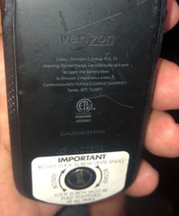 (Lot of 8) Kyocera Verizon Wireless Black/Red Rugged Flip Cellular Phone Cell