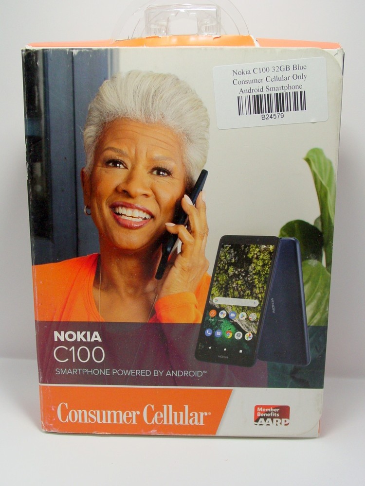 Nokia C100 32GB Consumer Cellular Only Android Smartphone