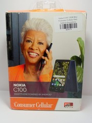 Nokia C100 32GB Consumer Cellular Only Android Smartphone