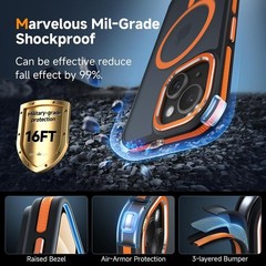 Magnetic 3 in 1 for iPhone 14 Case with 1x Screen Protector + 1x Camera Cover
