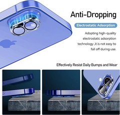 4-Pack Camera Lens Protector for iPhone 16 6.1”/16 Plus 6.7” Tempered Glass
