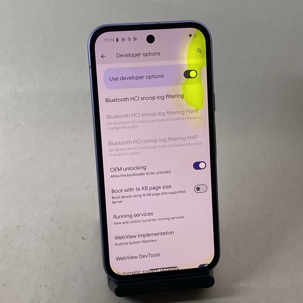 Google Pixel 9a 128GB Iris Factory Unlocked GXQ96 READ