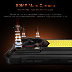 Unlock OUKITEL WP53 PRO 4G Rugged Phone Android 15 Mobile Outdoor Camping Light