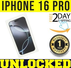 APPLE IPHONE 16 PRO 512GB WHITE TITANIUM (UNLOCKED) ✅1 YEAR WARRANTY✅❖SEALED❖