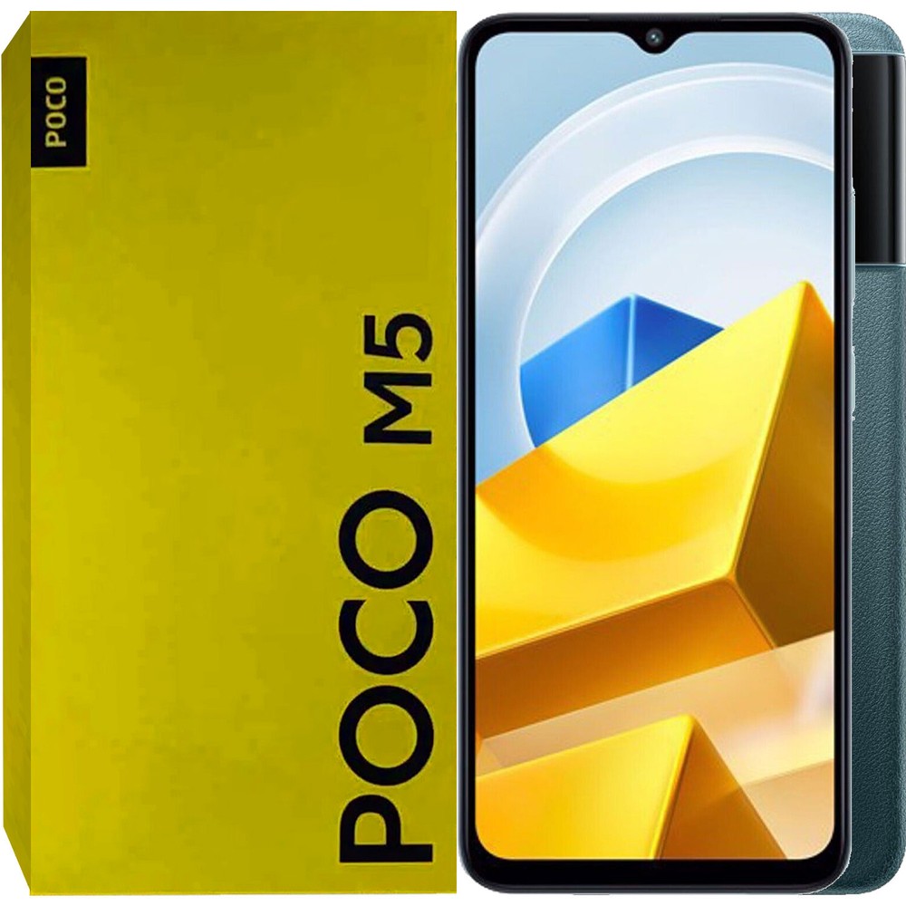 Xiaomi Poco M5 4G/LTE Green 128GB + 4GB DUAL SIM Factory Unlocked GSM NEW