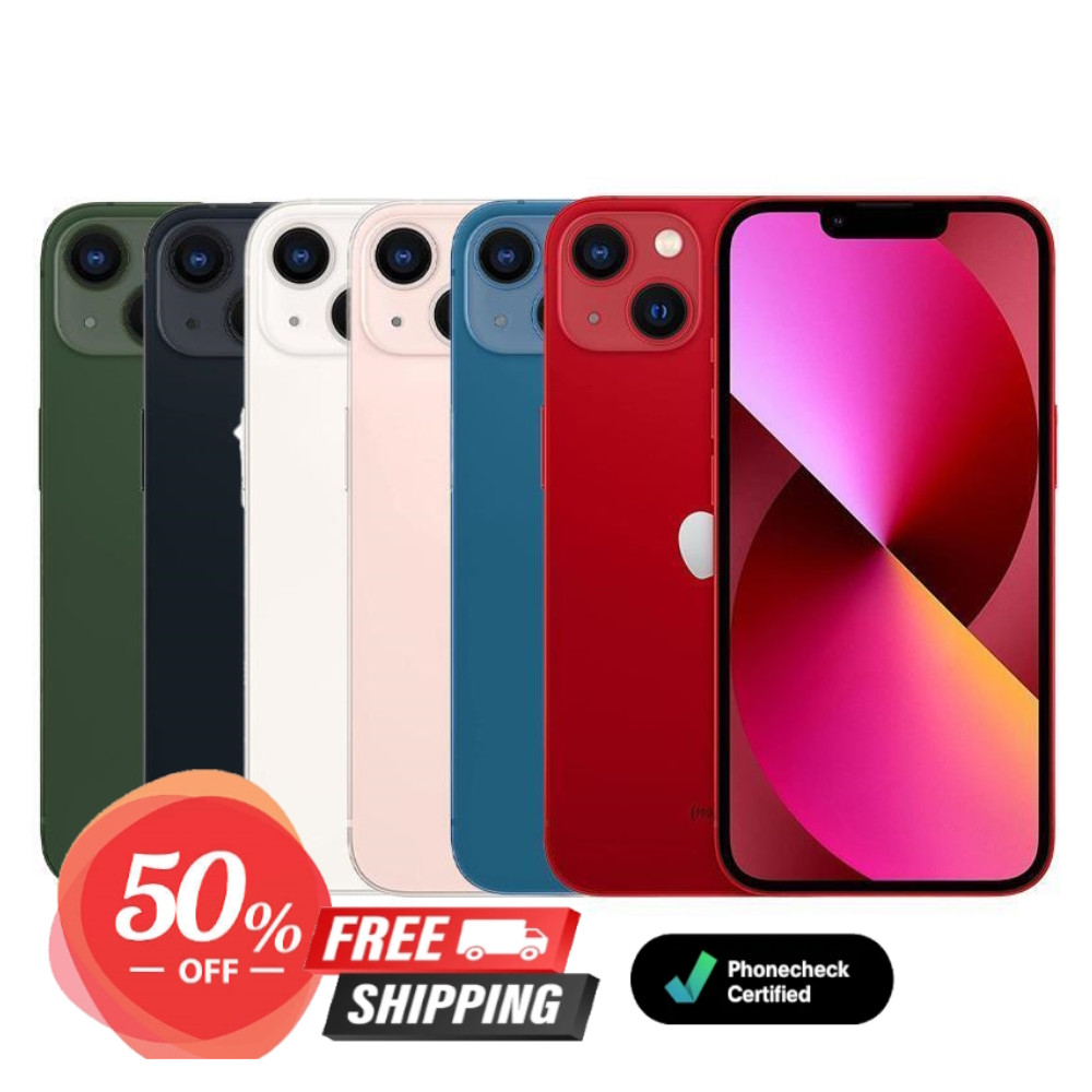 Apple iPhone 13 – GSM Unlocked 256GB 128GB Dual SIM (nano-SIM and eSIM)